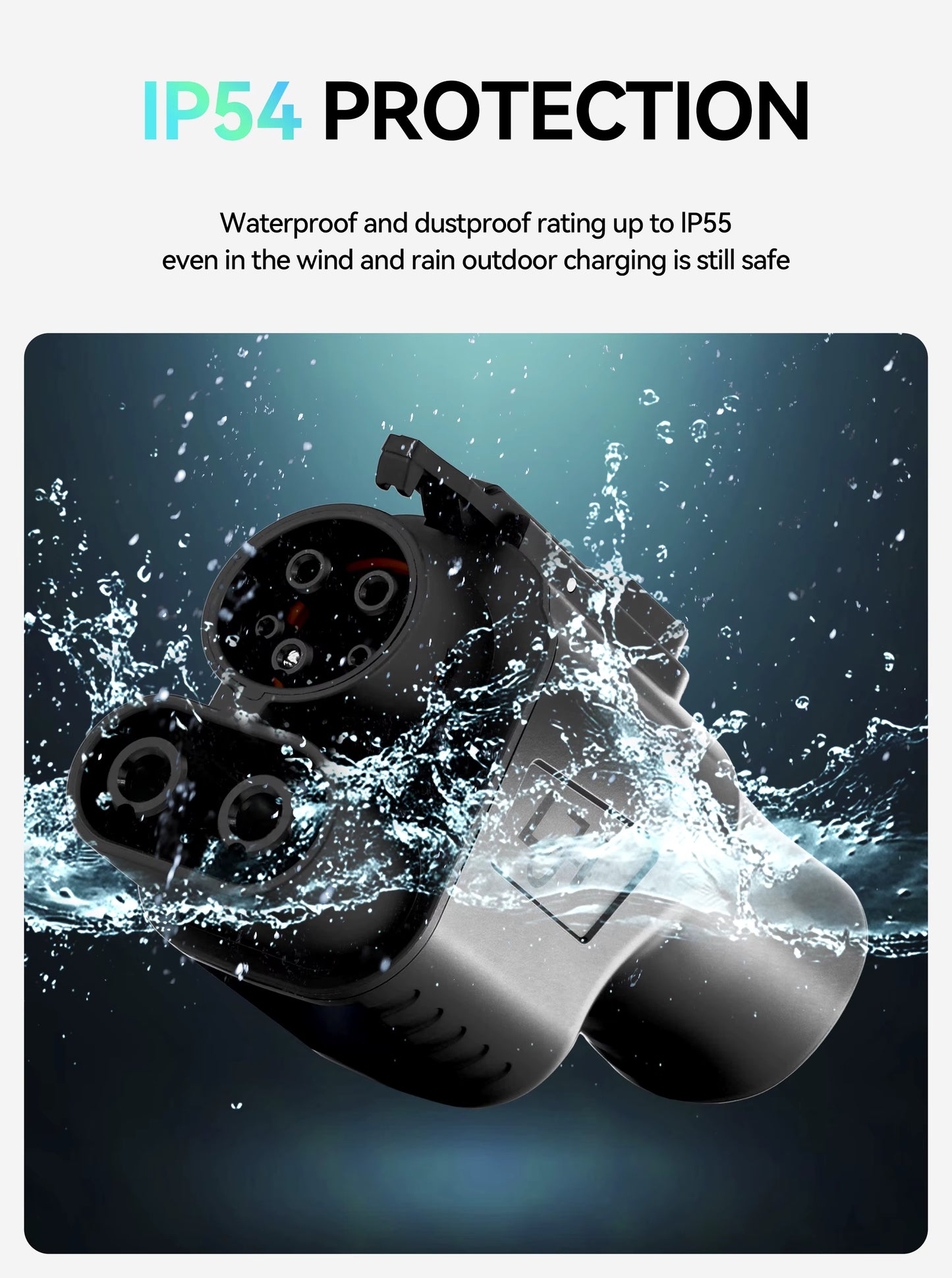 Pluxaro NACS to CCS1 Adapter for Tesla Supercharger 500A 1000V Fast Charging Connector