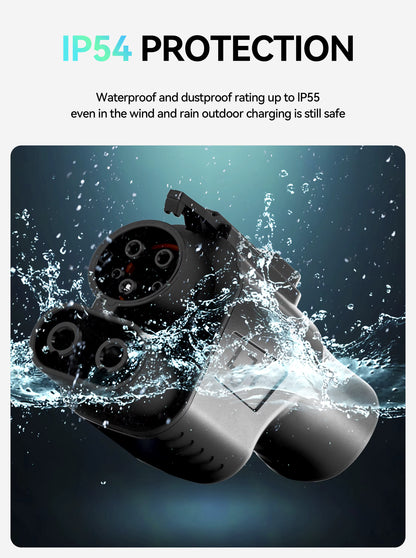 Pluxaro NACS to CCS1 Adapter for Tesla Supercharger 500A 1000V Fast Charging Connector